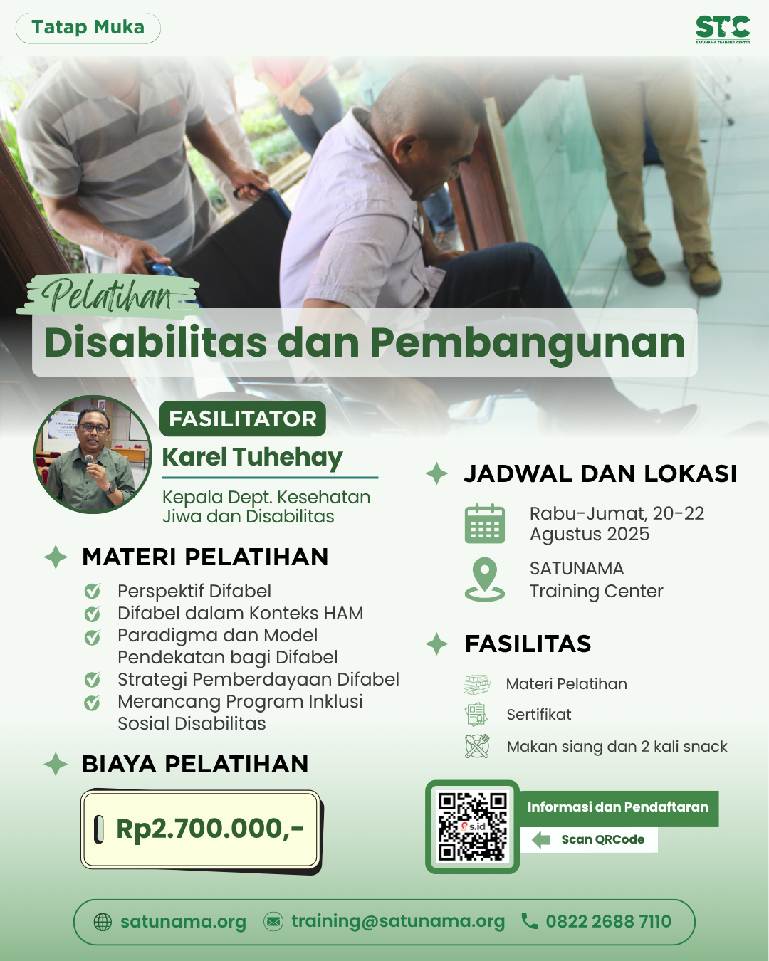 Pelatihan Disabilitas dan Pembangunan